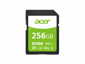 Acer SC900 SDXC UHS-II V90 – Thẻ nhớ tốc độ cao 300/260 MB/s, quay 4K mượt, chụp burst RAW
