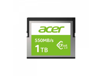 Acer CF100 CFast 2.0 Memory Card – Tốc Độ Đọc 550 MB/s, Ghi 450 MB/s, Dung Lượng Lên Đến 1 TB