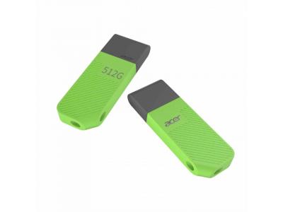 Acer UP200 USB 2.0 Flash Drive – Ổ USB dung lượng lớn đến 512 GB, tốc độ đọc 30 MB/s, 3 màu thời trang