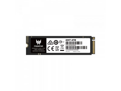 SSD Predator GM7 PCIe 4.0 – 7400 MB/s, 4TB, NVMe 2.0, Tối ưu cho PS5