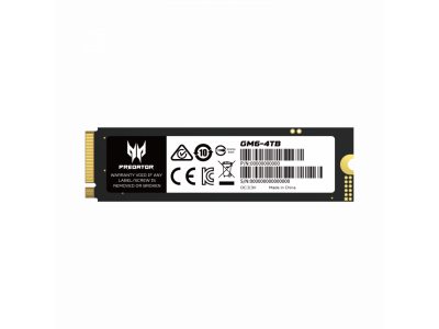 Predator GM6 PCIe Gen4 SSD - Tốc độ 7200MB/s, Dung lượng 4TB