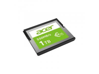Acer CF100 CFast 2.0 Memory Card – Tốc Độ Đọc 550 MB/s, Ghi 450 MB/s, Dung Lượng Lên Đến 1 TB