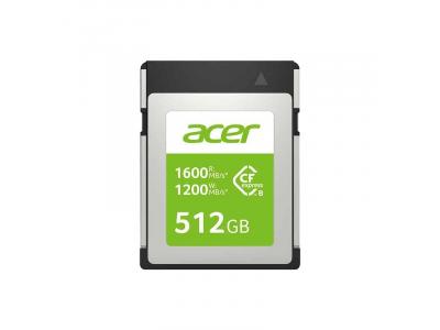 Acer CF100 CFast 2.0 Memory Card – Tốc Độ Đọc 550 MB/s, Ghi 450 MB/s, Dung Lượng Lên Đến 1 TB